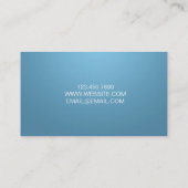 Business Card für berufliche Dolmetscher Visitenkarte (Rückseite)