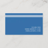 Business Card für berufliche Dolmetscher Visitenkarte (Rückseite)