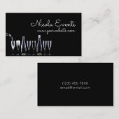Business Card für Catering-Eventplaner Visitenkarte (Vorne/Hinten)