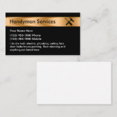 Business Card für Classy Handyman Services Visitenkarte (Vorne/Hinten)