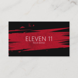 Business Card für coole Bandmusiker Visitenkarte
