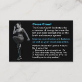 Business Card für Cross Crawl Training Visitenkarte (Vorderseite)