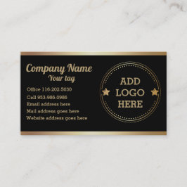 Business Card für das Berufliche Logo des Unterneh Visitenkarte