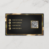 Business Card für das Berufliche Logo des Unterneh Visitenkarte (Rückseite)