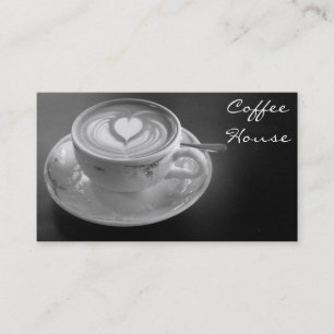 Business Card für das Kaffeehaus Visitenkarte