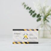 Business Card für den Baubereich Visitenkarte (Stehend Vorderseite)