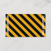 Business Card für den Baubereich Visitenkarte (Rückseite)