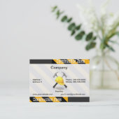 Business Card für den Baubereich Visitenkarte (Stehend Vorderseite)