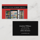Business Card für den beruflichen Automatenservice Visitenkarte (Vorne/Hinten)