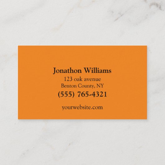 Business Card für den beruflichen Automatenservice Visitenkarte (Rückseite)