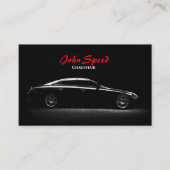 Business Card für den Chauffeur Visitenkarte (Vorderseite)