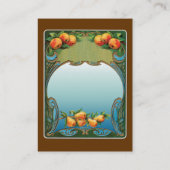 Business Card für den Custom Art Deco Designer Visitenkarte (Rückseite)