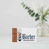 Business Card für den Custom Barshop Pole Visitenkarte (Stehend Vorderseite)