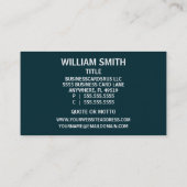 Business Card für den Custom Barshop Pole Visitenkarte (Rückseite)