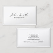 Business Card für den Einkauf von Agenten an der w Visitenkarte (Vorne/Hinten)
