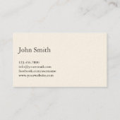 Business Card für den Handy-Video-Editor Visitenkarte (Rückseite)