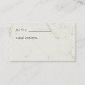 Business Card für den Hauspflege Terminkarte (Rückseite)