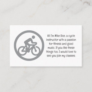 Business Card für den individuell anpassbaren Cycl Visitenkarte