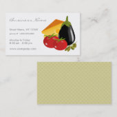 Business Card für den LebensmittelStore Visitenkarte (Vorne/Hinten)
