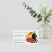 Business Card für den LebensmittelStore Visitenkarte (Stehend Vorderseite)