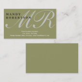 Business Card für den niedlichen Innenarchitekten Visitenkarte (Vorne/Hinten)