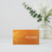Business Card für den Orange Video Editor Visitenkarte (Stehend Vorderseite)