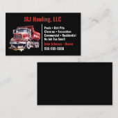 Business Card für den schwarzen und roten Flug Visitenkarte (Vorne/Hinten)