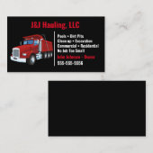 Business Card für den schwarzen und roten Flug Visitenkarte (Vorne/Hinten)