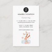 Business Card für den Whimsical Event Catering Visitenkarte (Rückseite)