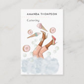 Business Card für den Whimsical Event Catering Visitenkarte (Vorderseite)