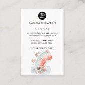 Business Card für den Whimsical Event Catering Visitenkarte (Rückseite)