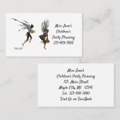 Business Card für die doppelte Boy-Rain-Fee Visitenkarte (Vorne/Hinten)