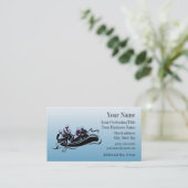 Business Card für die Entwicklung von White Water Visitenkarte (Stehend Vorderseite)