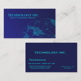 Business Card für die globale Informationstechnolo Visitenkarte