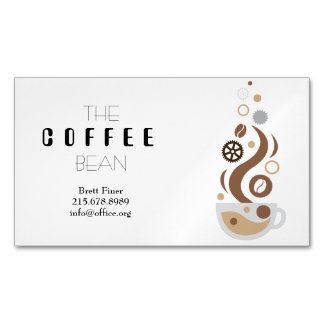 Business Card für die Kaffeebranche Magnetische Visitenkarte