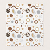 Business Card für die Kaffeebranche Visitenkarten (Innenseite Aufgefaltet)