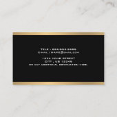 Business Card für die Reinigung von Rahmen für Gol Visitenkarte (Rückseite)