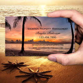 Business Card für die Verwaltung von Ferienwohnung Visitenkarte