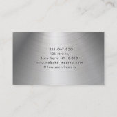 Business Card für Edelstahl Handyman Visitenkarte (Rückseite)