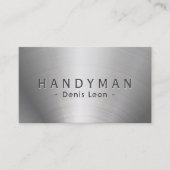 Business Card für Edelstahl Handyman Visitenkarte (Vorderseite)