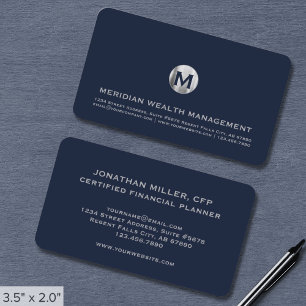 Business Card für Finanzdienstleistungen Vermögens Visitenkarte