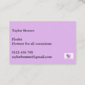 Business Card für Fine Art Sunset Snow Scene Visitenkarte (Rückseite)