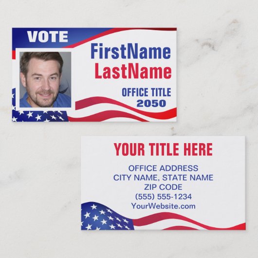 Business Card für Foto-Kampagnen Visitenkarte (Vorne/Hinten)