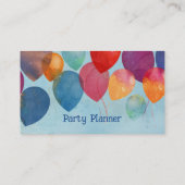 Business Card für Fun Balloon Party- oder Veransta Visitenkarte (Rückseite)