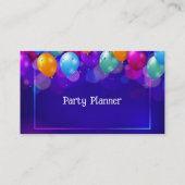 Business Card für Fun Balloon Party- oder Veransta Visitenkarte (Rückseite)