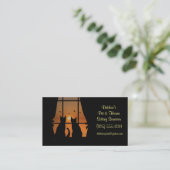 Business Card für Haustiere und Haustiere Visitenkarte (Stehend Vorderseite)