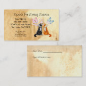 Business Card für Heimtiere Terminkarte (Vorne/Hinten)