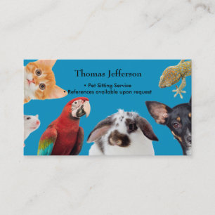 Business Card für Heimtiere Treuekarte