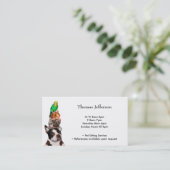 Business Card für Heimtiere Treuekarte (Stehend Vorderseite)