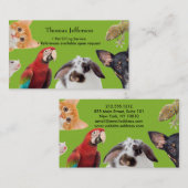 Business Card für Heimtiere Treuekarte (Vorne/Hinten)